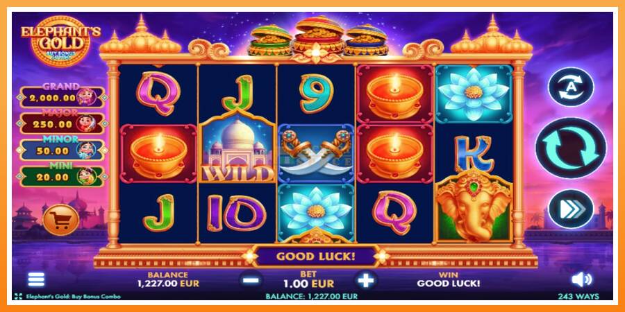 Elephants Gold Buy Bonus Combo leikjavél fyrir peninga, mynd 2