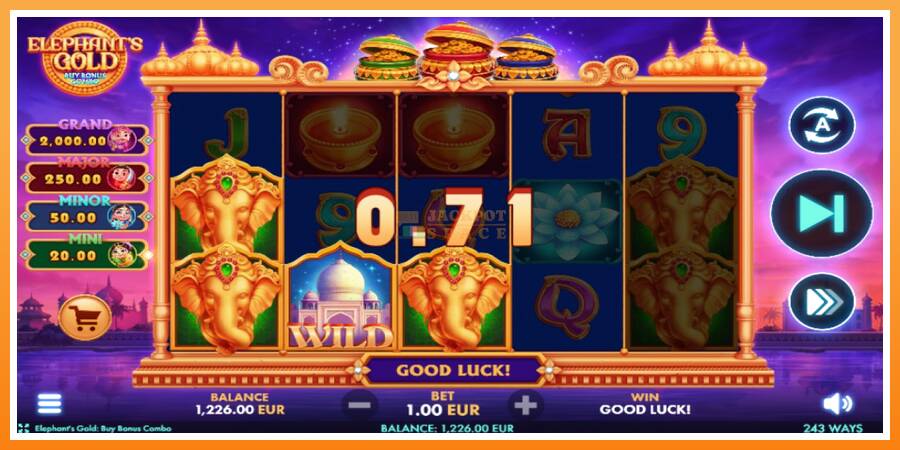 Elephants Gold Buy Bonus Combo leikjavél fyrir peninga, mynd 3