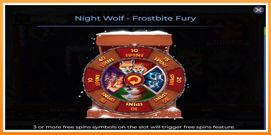 Night Wolf - Frostbite Fury leikjavél fyrir peninga, mynd 4