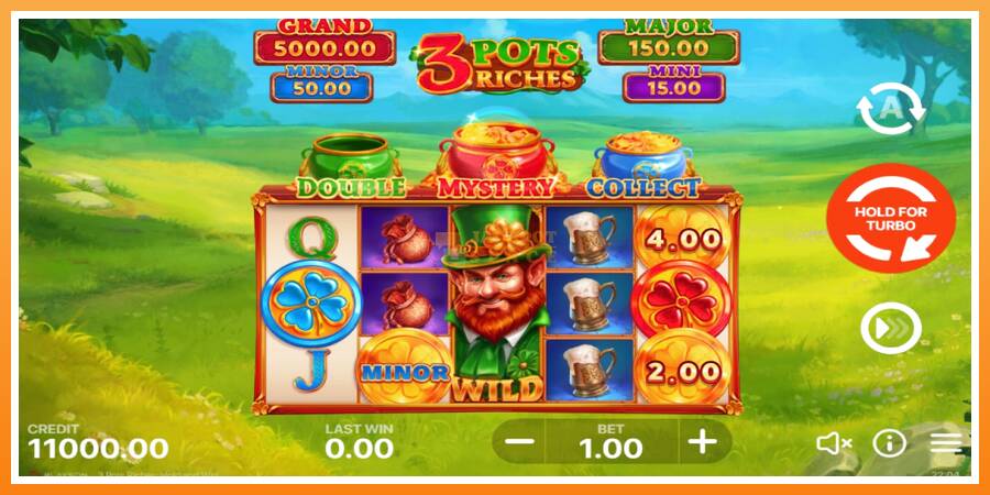 3 Pots Riches: Hold and Win leikjavél fyrir peninga, mynd 1