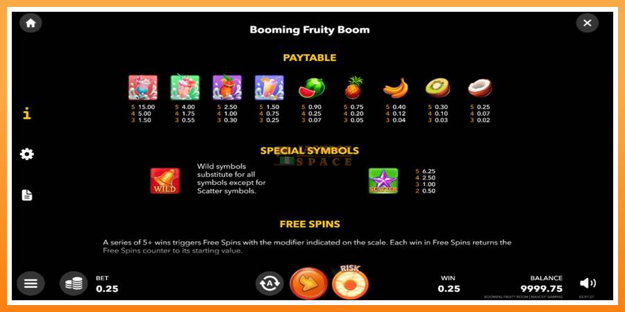 Booming Fruity Boom leikjavél fyrir peninga, mynd 5