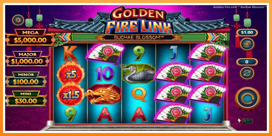 Golden Fire Link Buchae Blossom leikjavél fyrir peninga, mynd 2