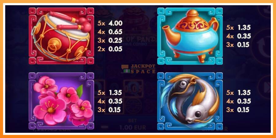 Luck of Panda Bonus Combo leikjavél fyrir peninga, mynd 4