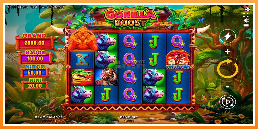 Coin Rush: Gorilla Boost leikjavél fyrir peninga, mynd 1