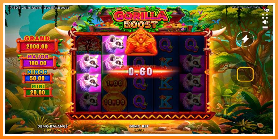 Coin Rush: Gorilla Boost leikjavél fyrir peninga, mynd 2