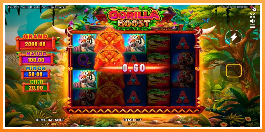 Coin Rush: Gorilla Boost leikjavél fyrir peninga, mynd 3