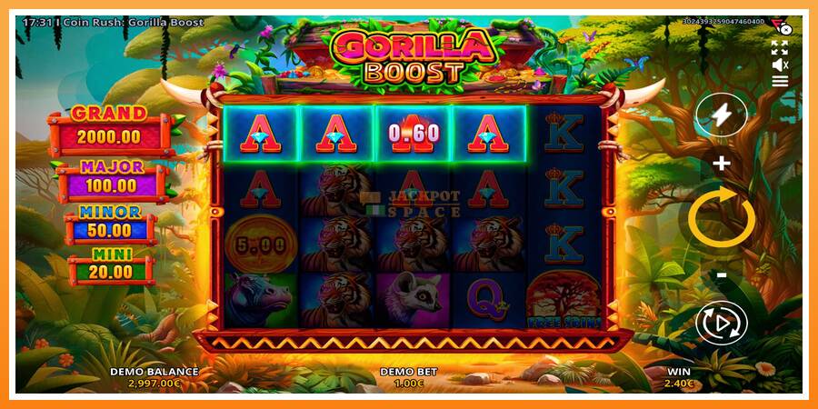 Coin Rush: Gorilla Boost leikjavél fyrir peninga, mynd 4