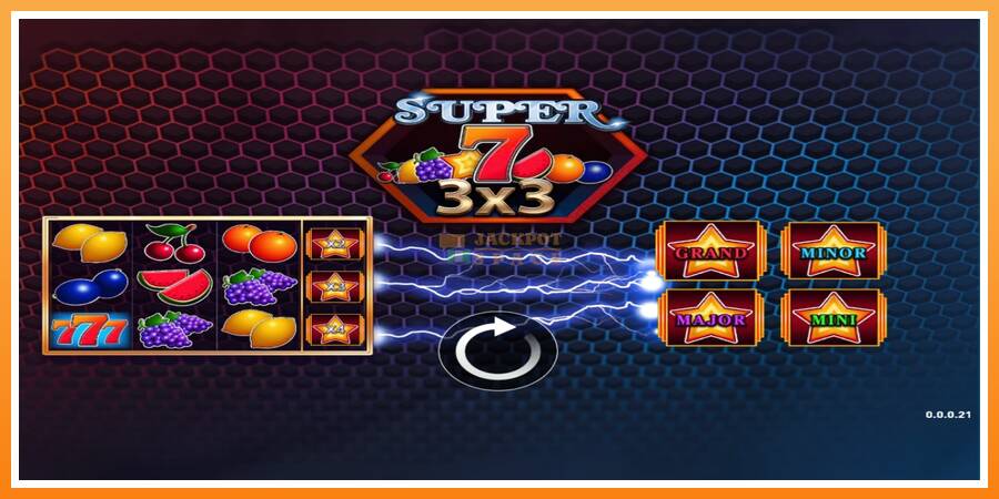 Super 7 3x3 leikjavél fyrir peninga, mynd 1