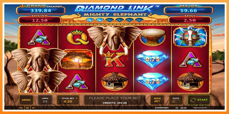 Diamond Link: Mighty Elephant leikjavél fyrir peninga, mynd 1