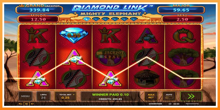 Diamond Link: Mighty Elephant leikjavél fyrir peninga, mynd 2