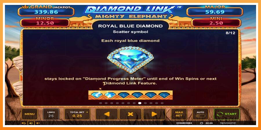 Diamond Link: Mighty Elephant leikjavél fyrir peninga, mynd 6