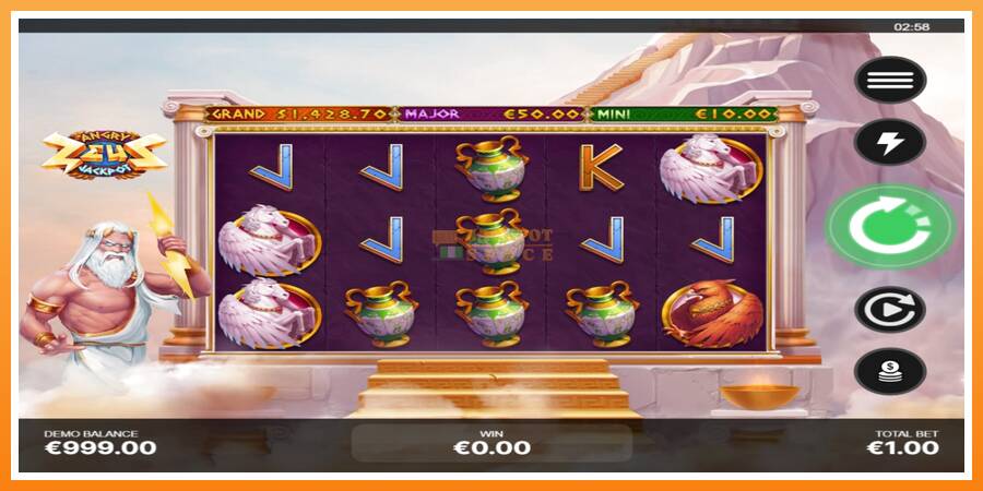 Angry Zeus Jackpot leikjavél fyrir peninga, mynd 2