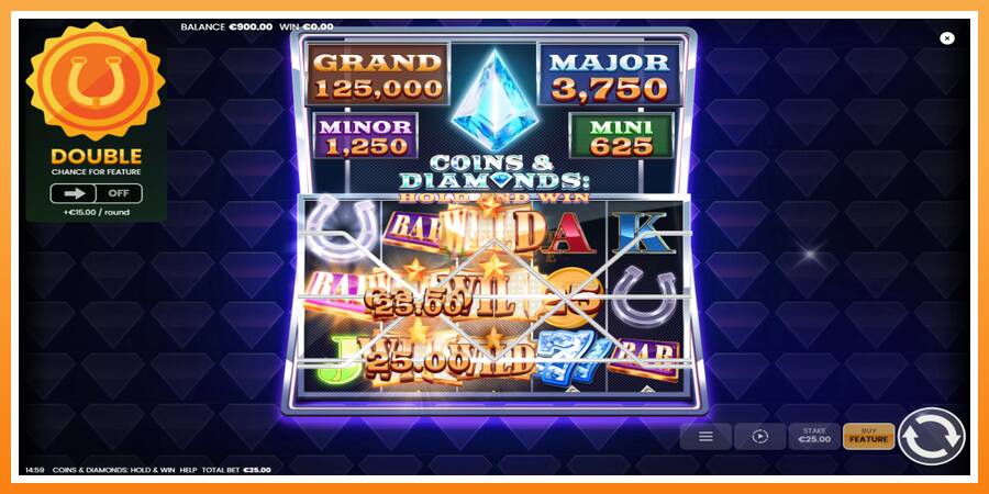 Coins & Diamonds: Hold and Win leikjavél fyrir peninga, mynd 3