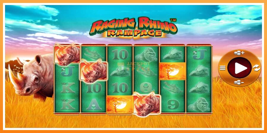 Raging Rhino Rampage leikjavél fyrir peninga, mynd 2