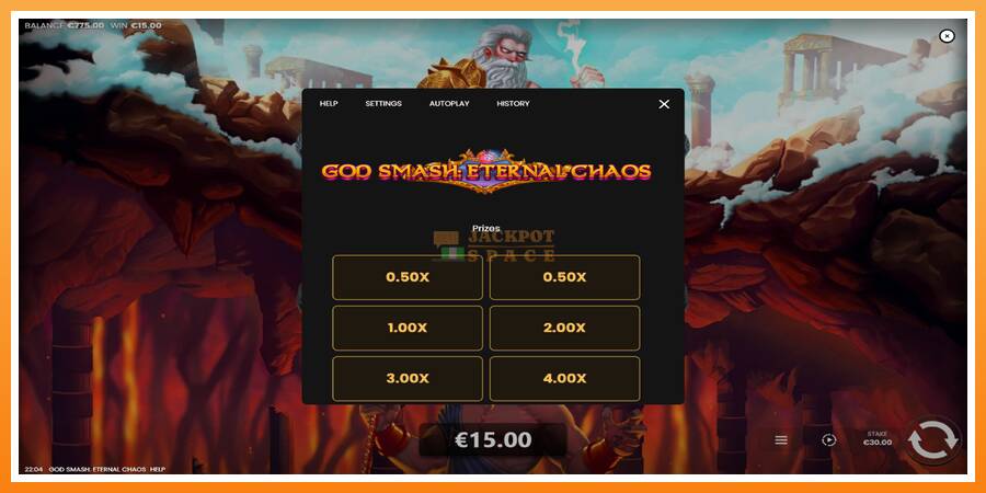 God Smash: Eternal Chaos leikjavél fyrir peninga, mynd 5