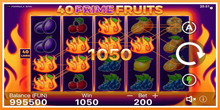 40 Prime Fruits leikjavél fyrir peninga, mynd 4