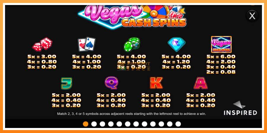 Vegas Cash Spins leikjavél fyrir peninga, mynd 6