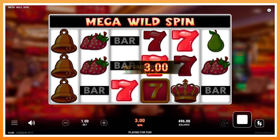 Mega Wild Spin leikjavél fyrir peninga, mynd 2