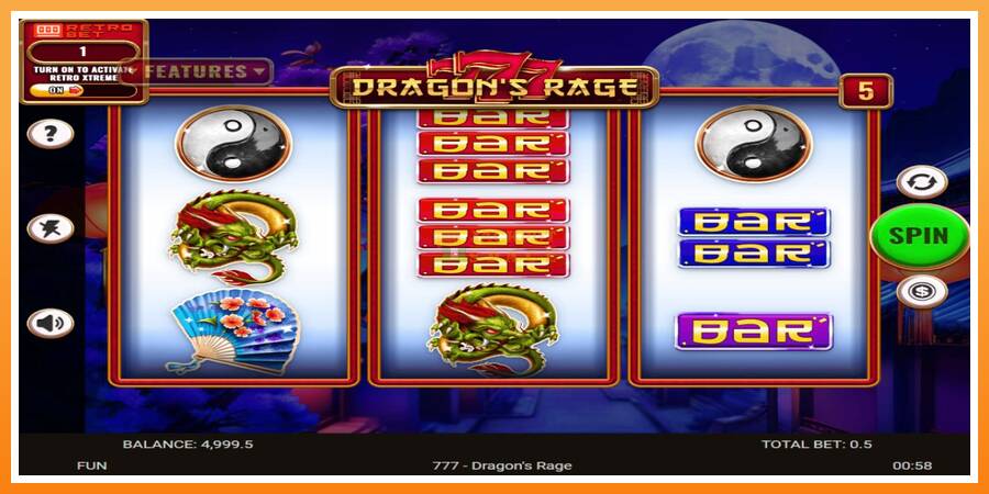 777 - Dragons Rage leikjavél fyrir peninga, mynd 2