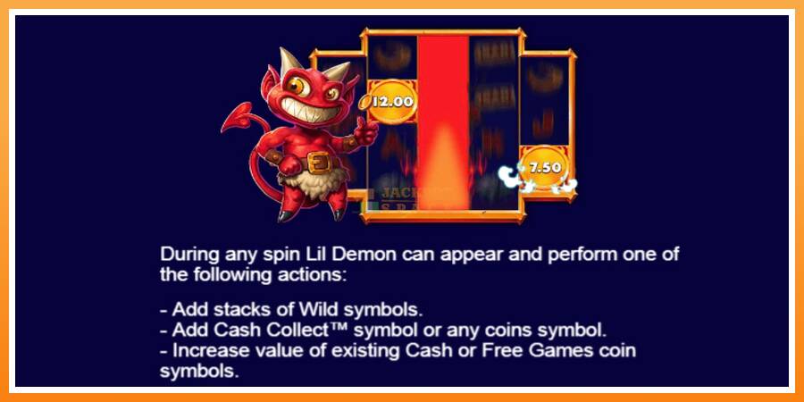 Lil Demon Mega Cash Collect leikjavél fyrir peninga, mynd 5