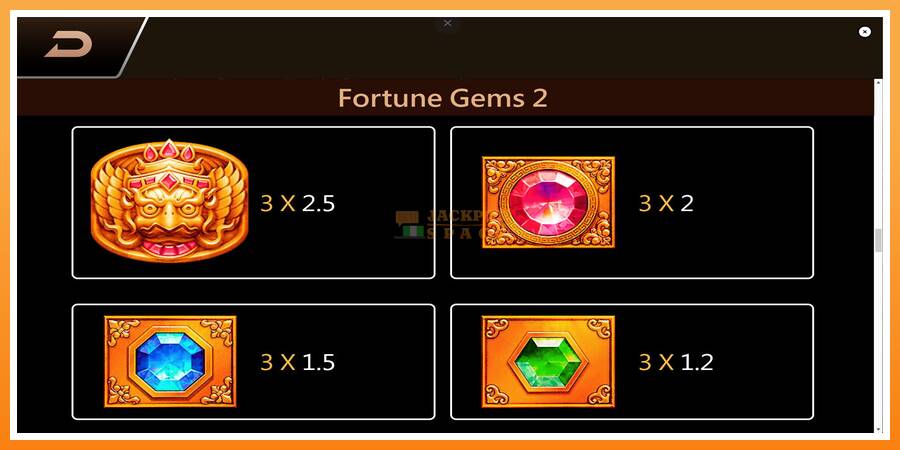 Fortune Gems 2 leikjavél fyrir peninga, mynd 6