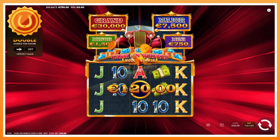 Cash on Wheels Hold and Win leikjavél fyrir peninga, mynd 3