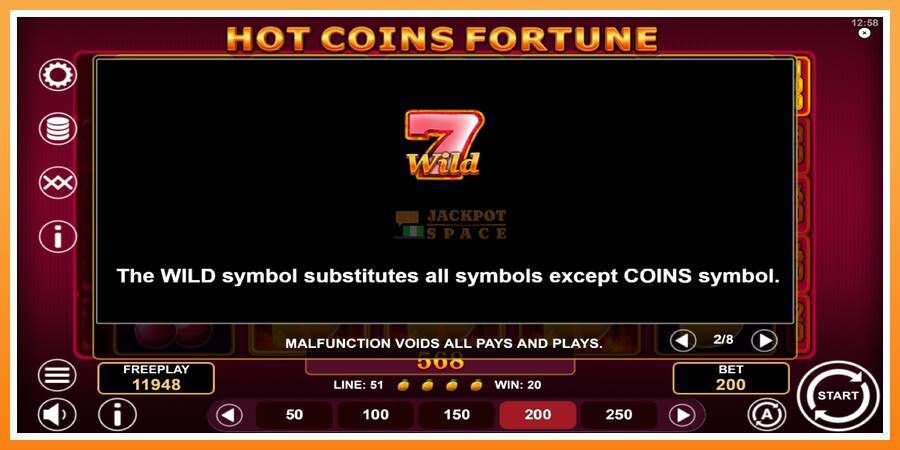 Hot Coins Fortune leikjavél fyrir peninga, mynd 6