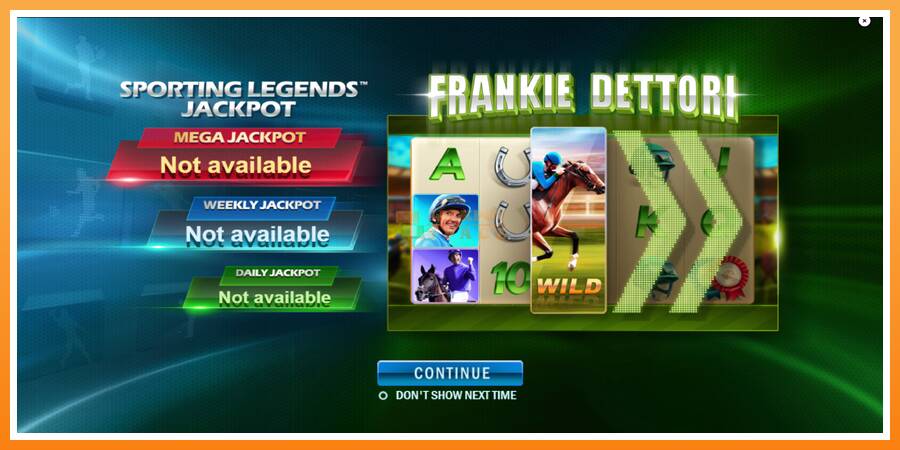 Frankie Dettori Sporting Legends leikjavél fyrir peninga, mynd 1