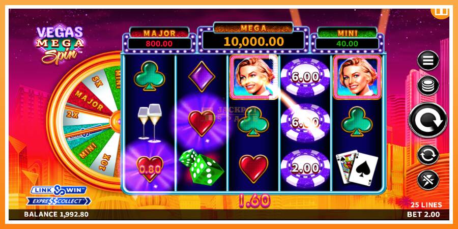 Vegas Mega Spin leikjavél fyrir peninga, mynd 3