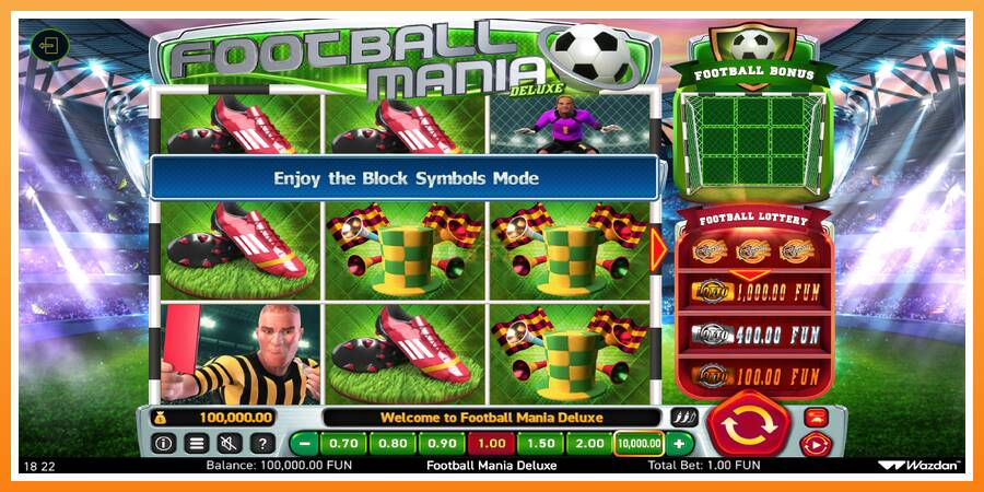 Football Mania Deluxe leikjavél fyrir peninga, mynd 2