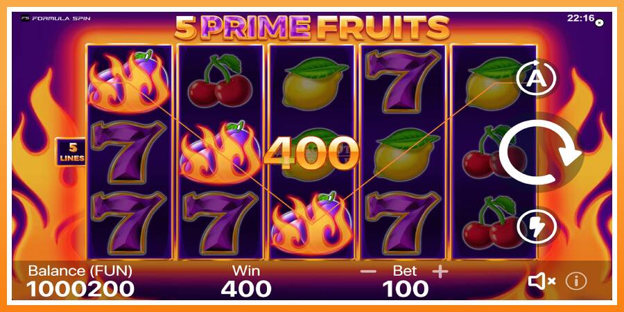 5 Prime Fruits leikjavél fyrir peninga, mynd 3