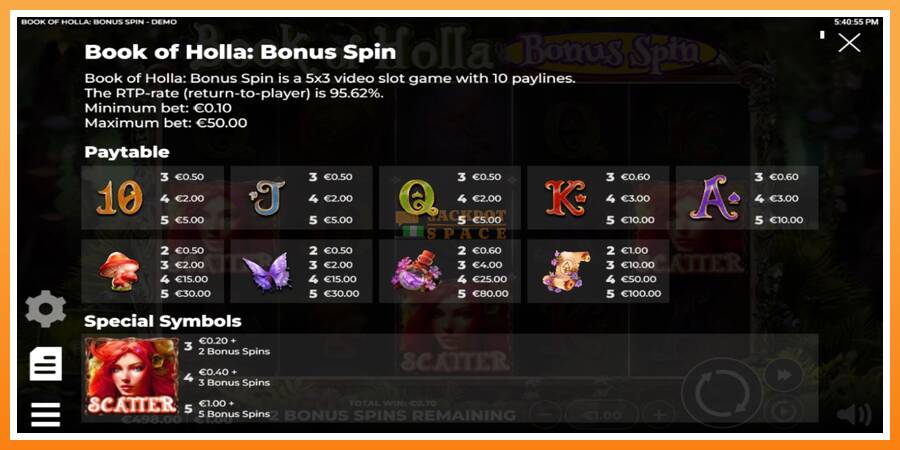 Book of Holla: Bonus Spin leikjavél fyrir peninga, mynd 4