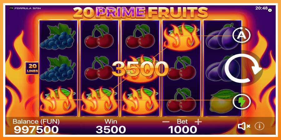 20 Prime Fruits leikjavél fyrir peninga, mynd 2