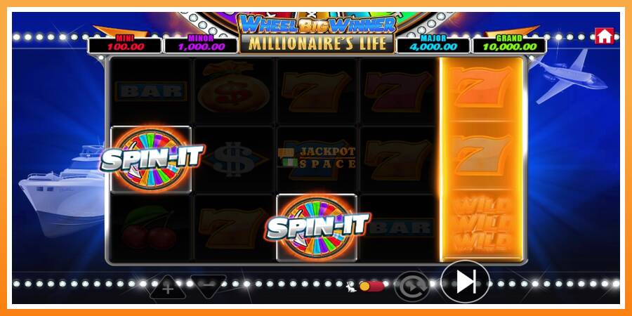 Wheel Big Winner Millionaires Life leikjavél fyrir peninga, mynd 3