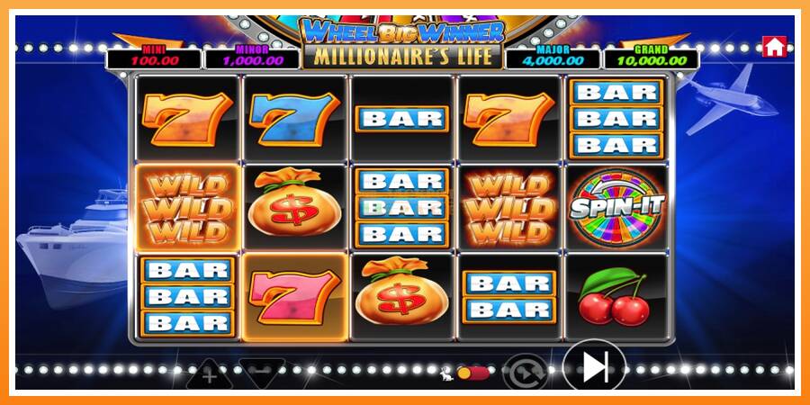 Wheel Big Winner Millionaires Life leikjavél fyrir peninga, mynd 5