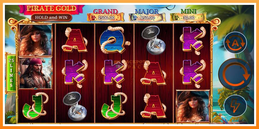 Pirate Gold Hold and Win leikjavél fyrir peninga, mynd 2