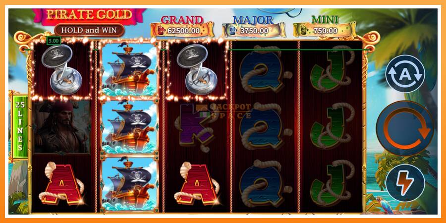 Pirate Gold Hold and Win leikjavél fyrir peninga, mynd 3