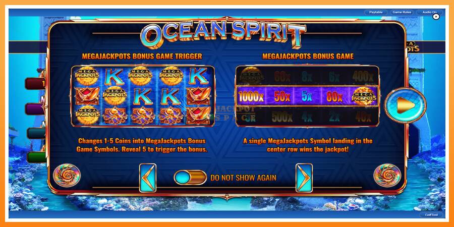 Ocean Spirit MegaJackpots leikjavél fyrir peninga, mynd 2