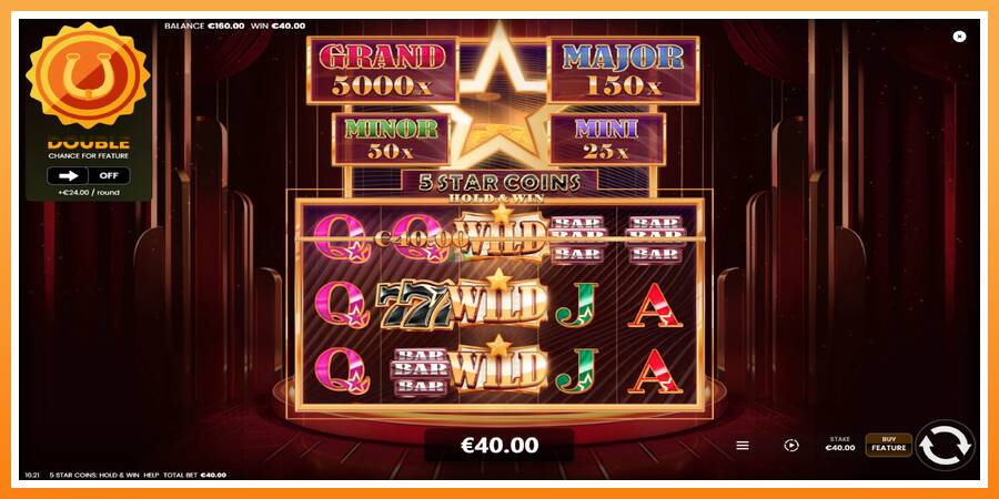 5 Star Coins: Hold & Win leikjavél fyrir peninga, mynd 4