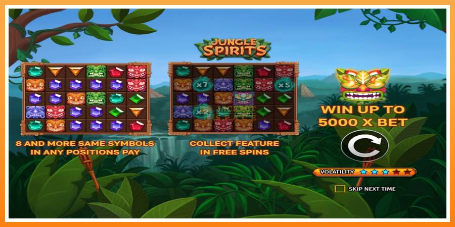 Jungle Spirits leikjavél fyrir peninga, mynd 1