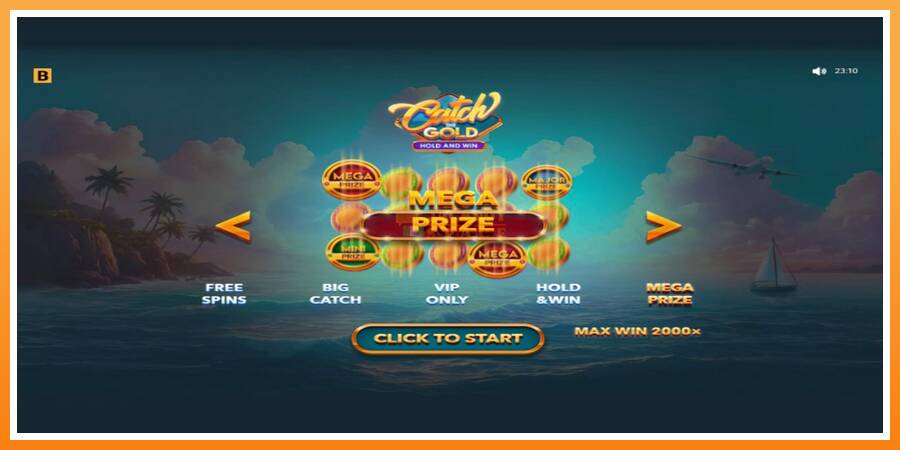 Catch The Gold Hold and Win leikjavél fyrir peninga, mynd 1