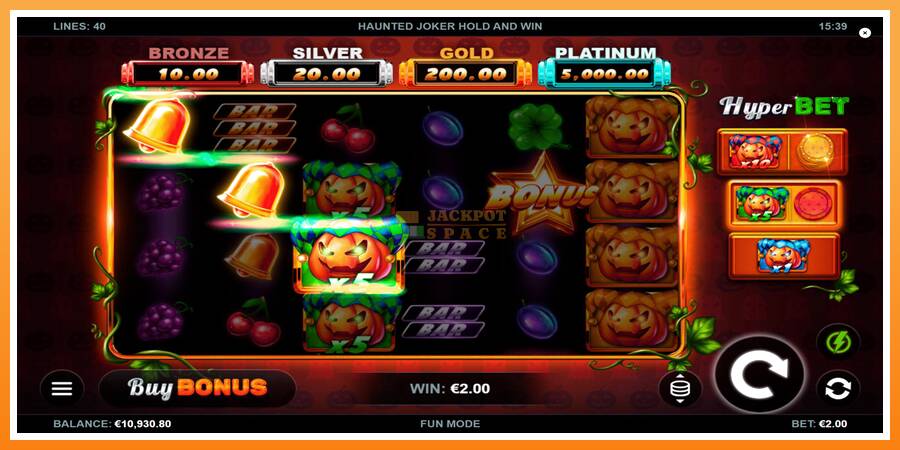 Haunted Joker Hold and Win leikjavél fyrir peninga, mynd 4