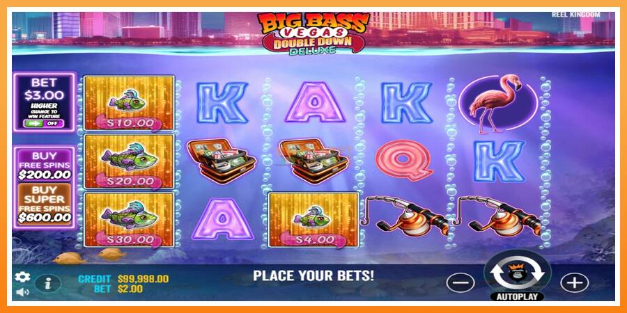 Big Bass Vegas Double Down Deluxe leikjavél fyrir peninga, mynd 2