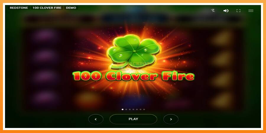 100 Clover Fire leikjavél fyrir peninga, mynd 1