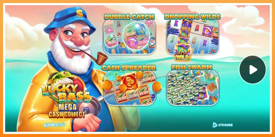 Lucky Bass Mega Cash Collect leikjavél fyrir peninga, mynd 1