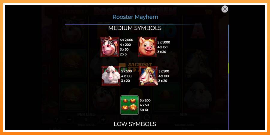 Rooster Mayhem leikjavél fyrir peninga, mynd 6