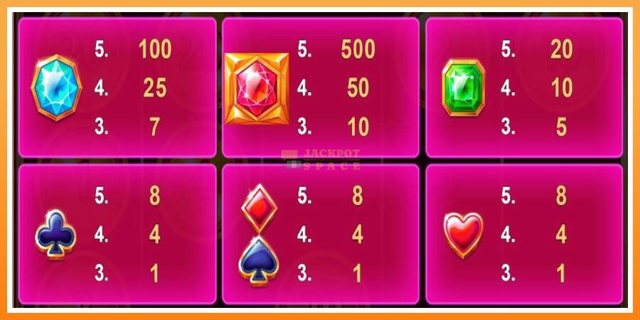 Mega Lucky Diamonds Hold & Win leikjavél fyrir peninga, mynd 4