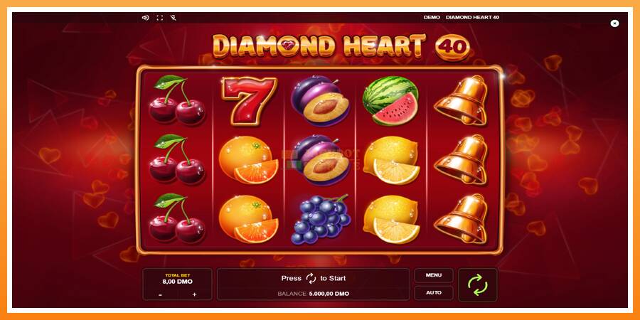 Diamond Heart 40 leikjavél fyrir peninga, mynd 1