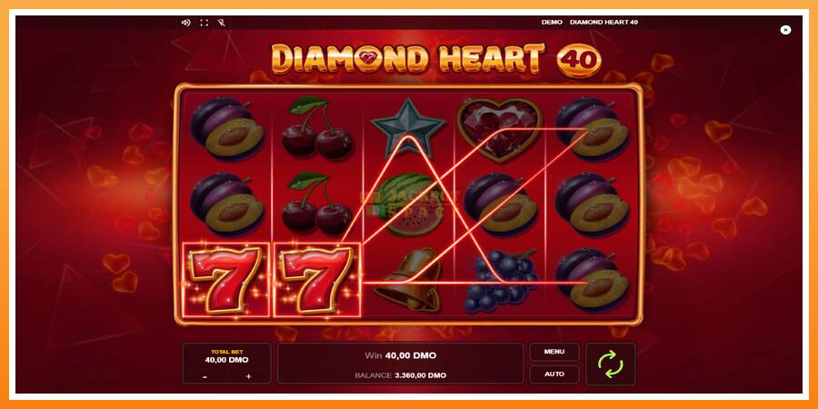 Diamond Heart 40 leikjavél fyrir peninga, mynd 4