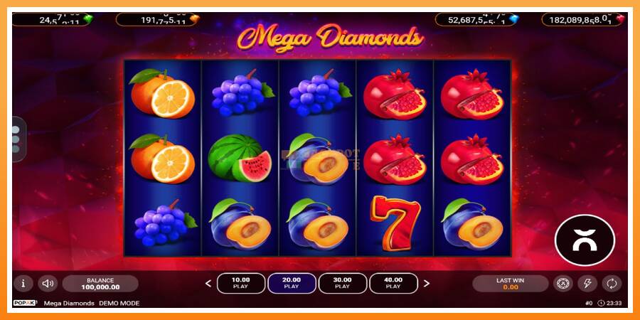 Mega Diamonds leikjavél fyrir peninga, mynd 1